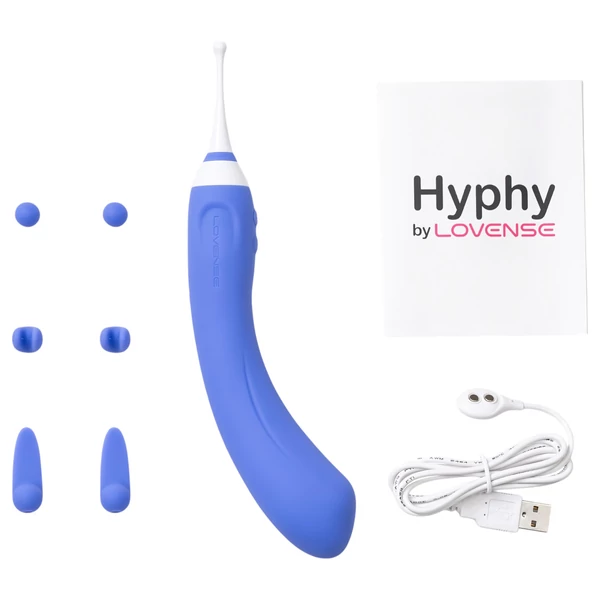 Lovense Hyphy - App-vezérelt 2in1 vibrátor (lila)