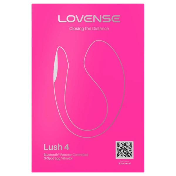 Lovense Lush 4 - App-vezérelt vibrációs tojás (pink)