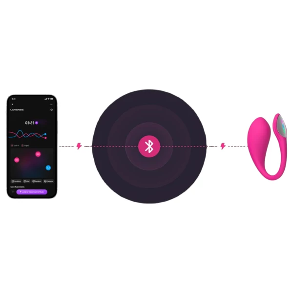 Lovense Lush 4 - App-vezérelt vibrációs tojás (pink)