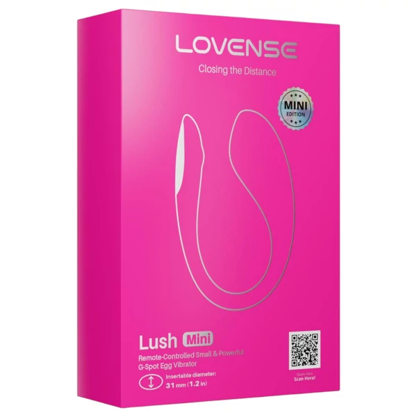 Lovense Lush Mini - hordható App-vezérelt vibrációs tojás (pink)