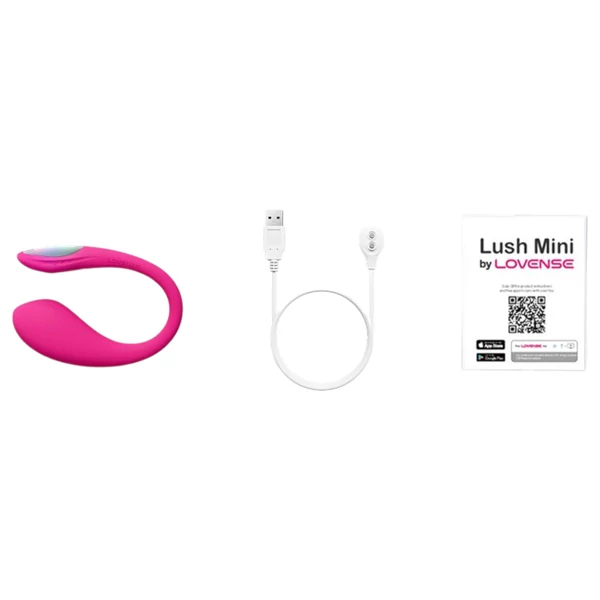 Lovense Lush Mini - hordható App-vezérelt vibrációs tojás (pink)