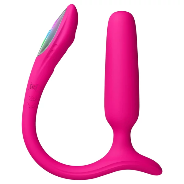 Lovense Lush Anal - App-vezérelt análvibrátor, LED-es - pink