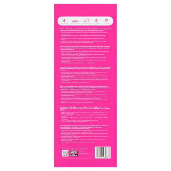 LOVENSE VELVO - okos, forgó gyöngyös vibrátor (pink)