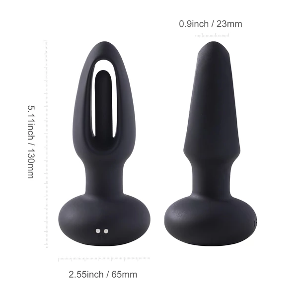 Honey Play Box Snuggy - nyelves análvibrátor (fekete)