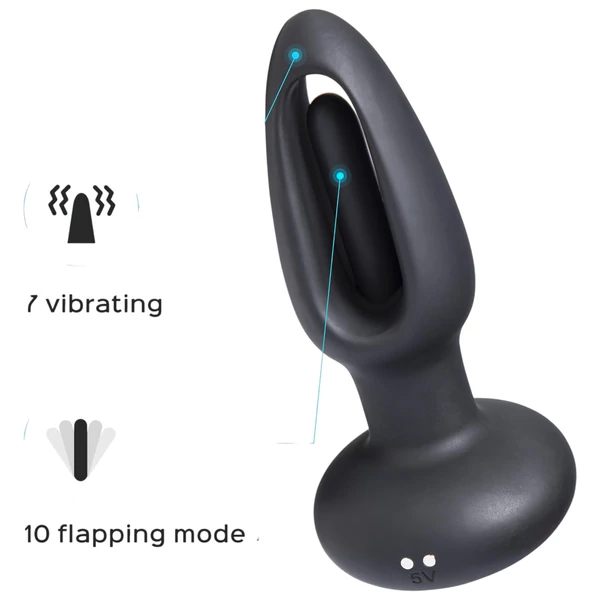 Honey Play Box Snuggy - nyelves análvibrátor (fekete)