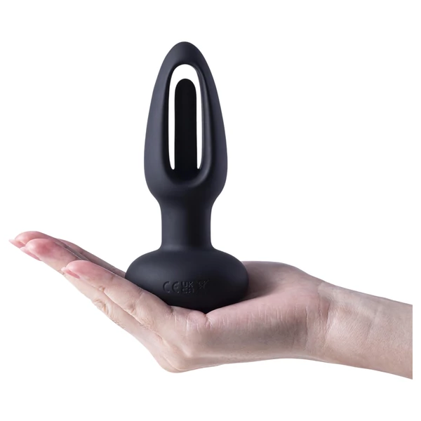 Honey Play Box Snuggy - nyelves análvibrátor (fekete)