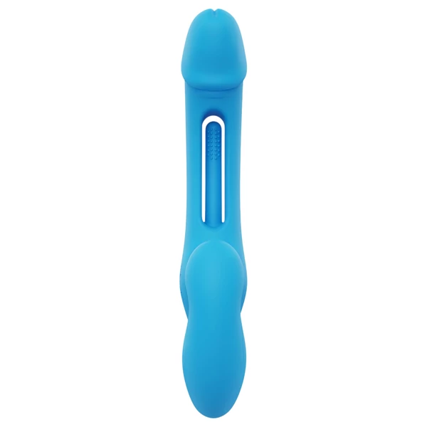 Honey Play Box Harmony Duo - App-vezérelt felcsatolható nyelves vibrátor (kék)