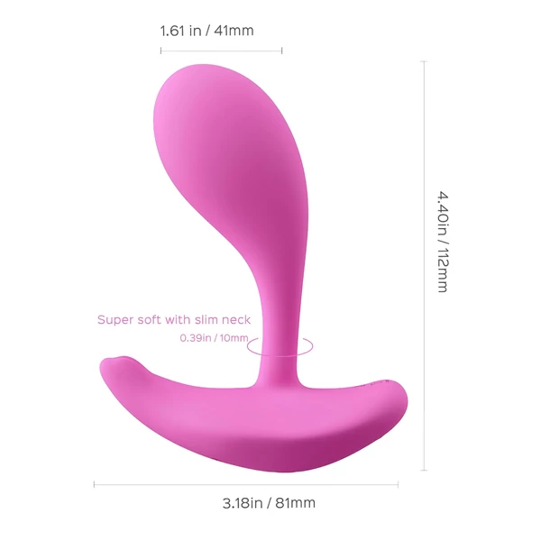Honey Play Box Oly 2 - App-vezérelt G-pont és csiklóizgató vibrátor (pink)