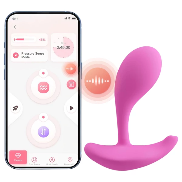 Honey Play Box Oly 2 - App-vezérelt G-pont és csiklóizgató vibrátor (pink)