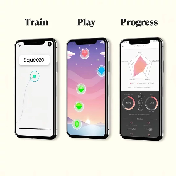 Perifit - App-vezérelt vibrációs gésagolyó (pink)