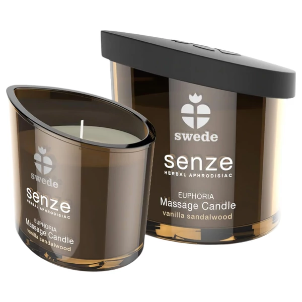 Swede Senze - masszázsgyertya - vanília, szantálfa (50 ml)