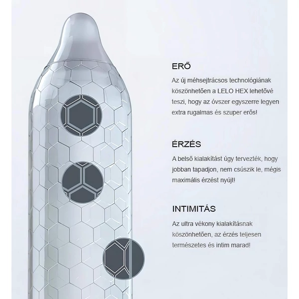 LELO Hex Original - luxus óvszer (12 db)