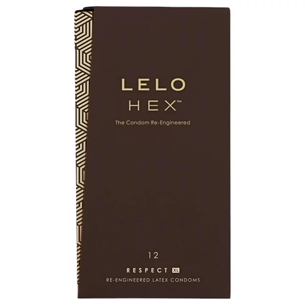 LELO Hex Respect XL - luxus óvszer (12 db)