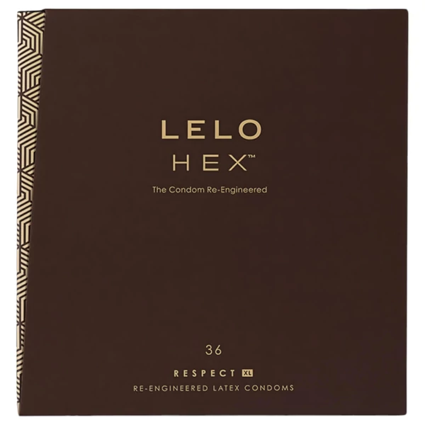 LELO Hex Respect XL - luxus óvszer (36 db)