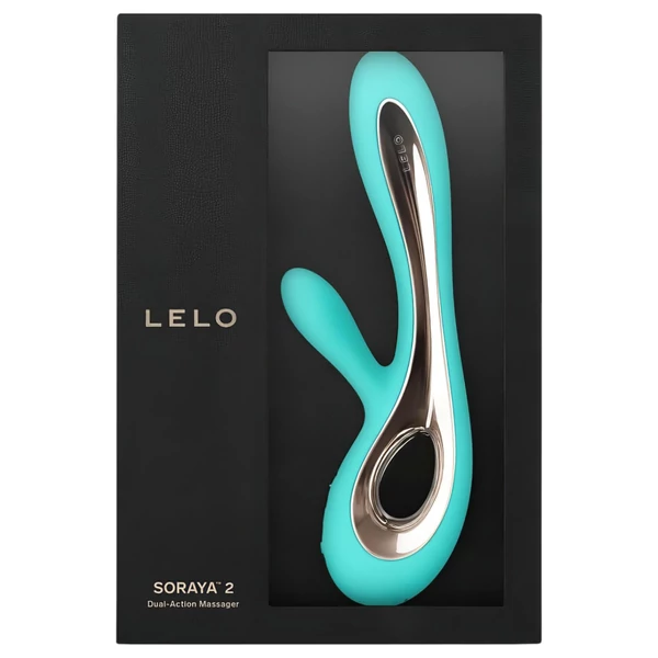 LELO Soraya 2 - csiklókaros vízálló vibrátor (türkiz)