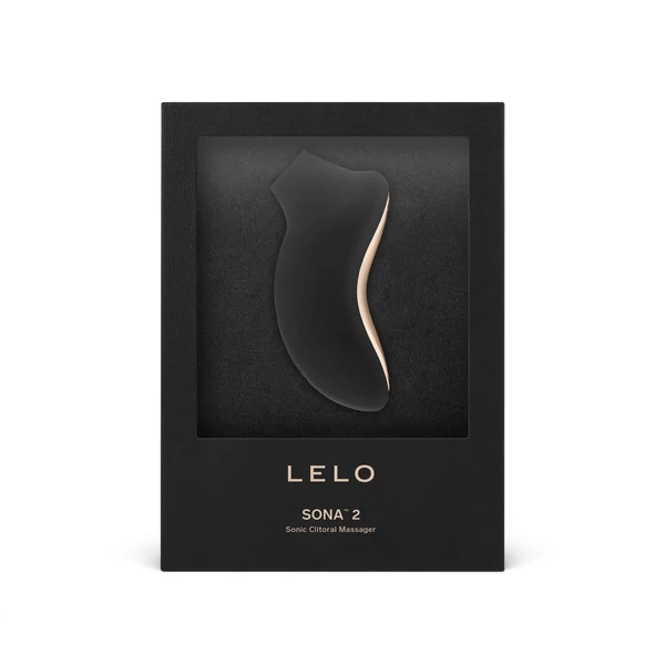 LELO Sona 2 - hanghullámos csiklóizgató (fekete)