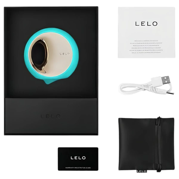 LELO Ora 3 - orálszex szimulátor és csikló vibrátor (türkiz)