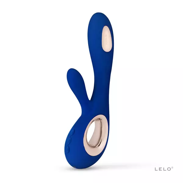 LELO Soraya Wave - akkus, csiklókaros, bólogató vibrátor (kék)