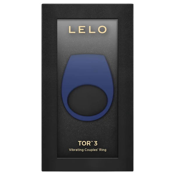 LELO Tor 3 - akkus, okos vibrációs péniszgyűrű (kék)