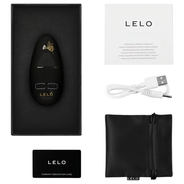 LELO Nea 3 - akkus, vízálló csikló vibrátor (fekete)