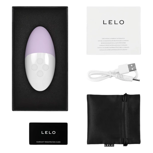 LELO Siri 3 - hanggal aktiválható csikló vibrátor (lila)