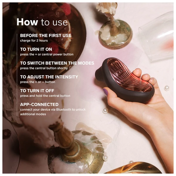 LELO Sona 3 Cruise - hanghullámos csiklóizgató (fekete)