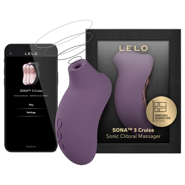LELO Sona 3 Cruise - hanghullámos csiklóizgató (lila)