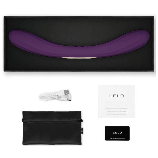 LELO Boomerang - kétvégű vibrátor (lila)