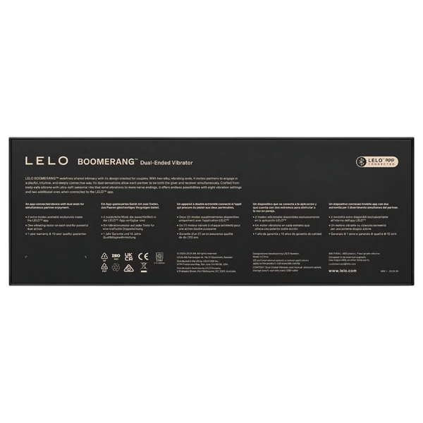 LELO Boomerang - kétvégű vibrátor (lila)