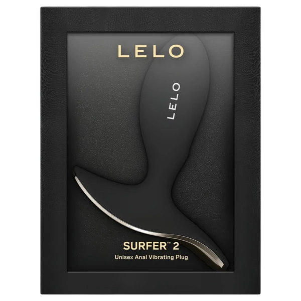 LELO Surfer - App-vezérelt análvibrátor (fekete)