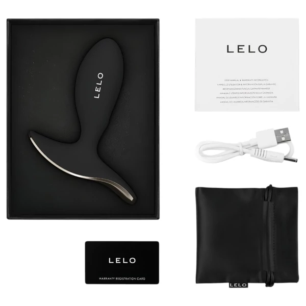 LELO Surfer - App-vezérelt análvibrátor (fekete)