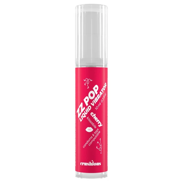 Crushious ZZ POP - ehető folyékony vibrátor, cseresznye (10ml)