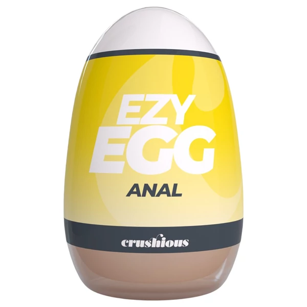 Crushious Ezy Egg Anal - maszturbátor tojás (testszínű)