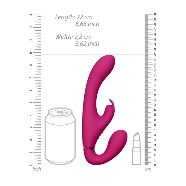 Vive Suki - felcsatolható vibrátor tartópánt nélkül (pink)