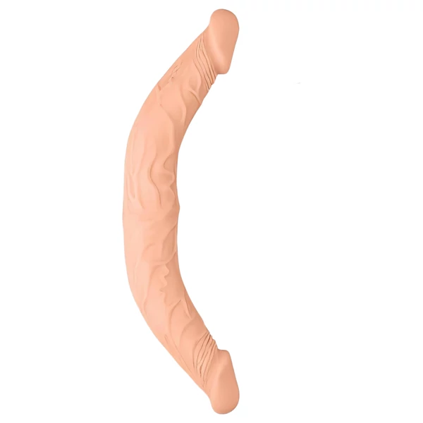 RealRock Double Dong 14 - dupla dildó (36 cm, testszínű)