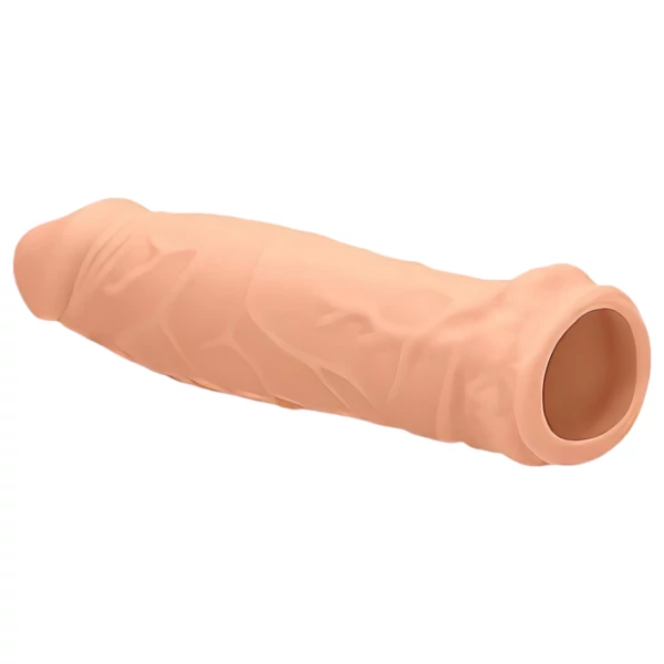 RealRock Penis Sleeve 6 - péniszköpeny (17 cm, natúr)