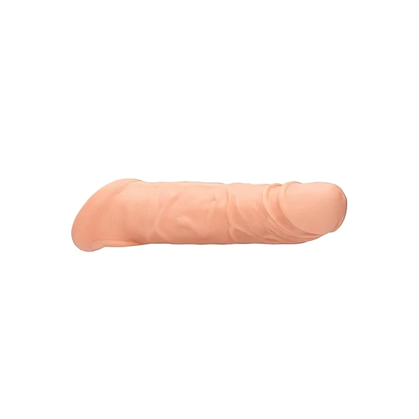 RealRock Penis Sleeve 8 - péniszköpeny (21 cm, testszínű)