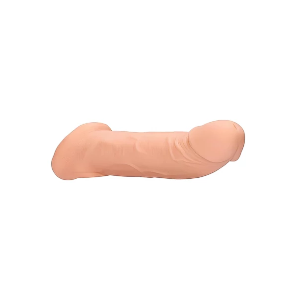 RealRock Penis Sleeve 9 - péniszköpeny (21,5 cm, natúr)
