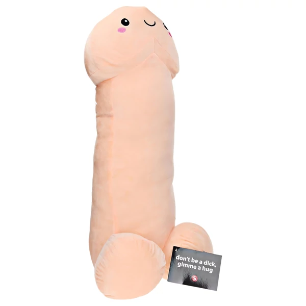 Ölelhető pénisz plüss - 60 cm (natúr)