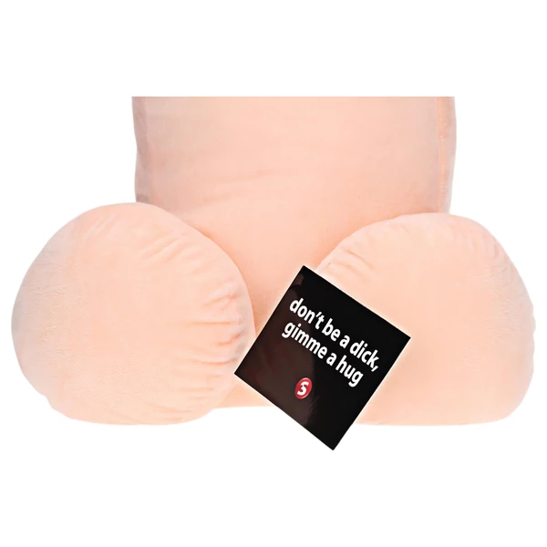 Ölelhető pénisz plüss - 60 cm (natúr)