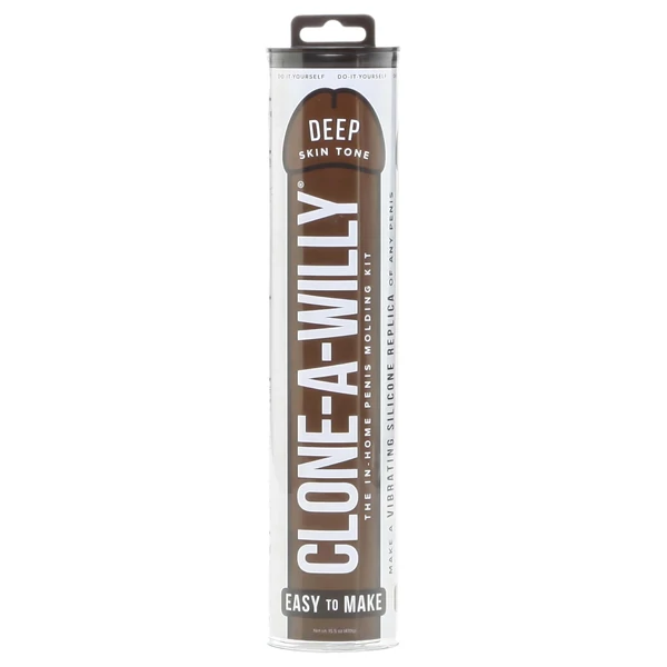 Clone-a-Willy - péniszmásoló szett vibrátorral (barna)