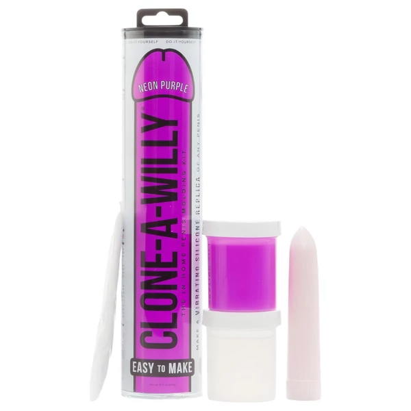 Clone-a-Willy - péniszmásoló szett vibrátorral (lila)