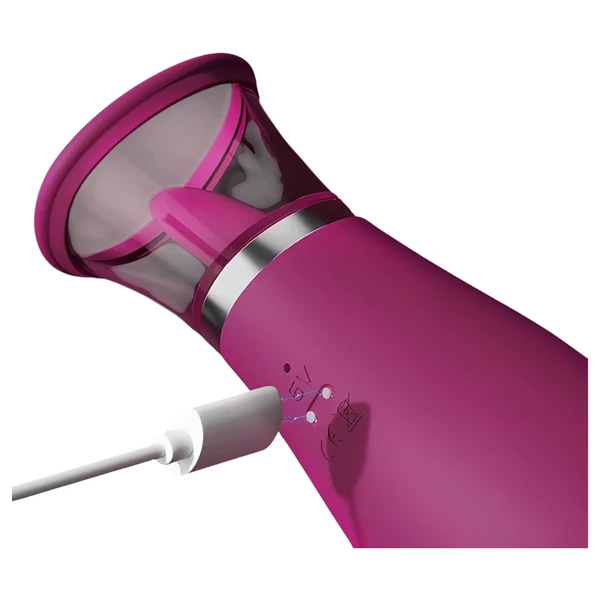 Honey Play Box Scioness - szívó, nyaló csiklóizgató vibrátor (pink)