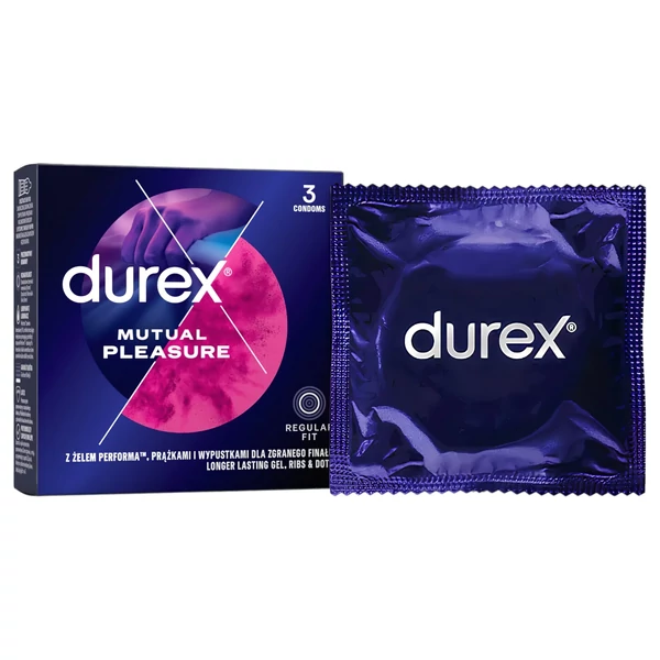 Durex Mutual Pleasure - késleltető óvszer (3db)
