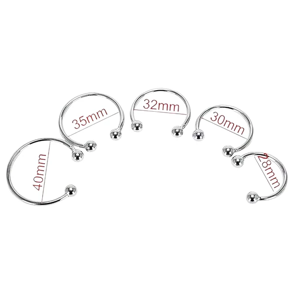 Rozsdamentes fém makkgyűrű - ejakuláció késleltetéshez (28mm)