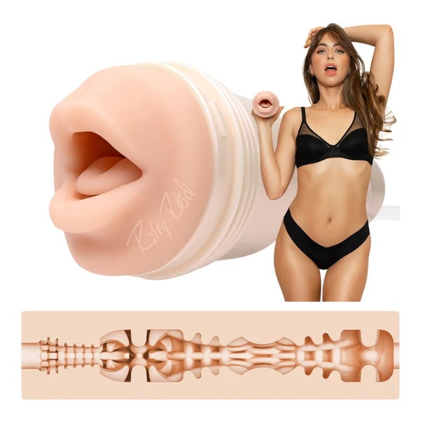 Fleshlight Riley Reid Insomnia - száj maszturbátor