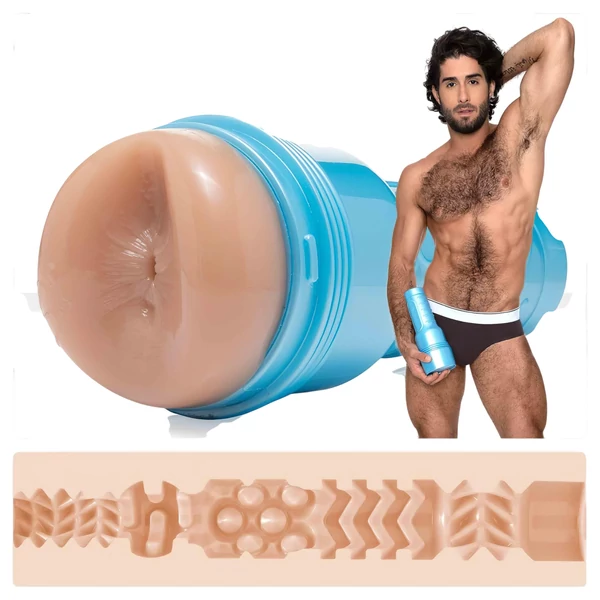 Fleshjack Diego Sans - élethű popsi maszturbátor (natúr)
