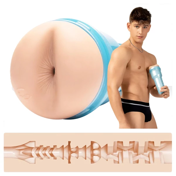 Fleshjack Reno Gold - élethű popsi maszturbátor (natúr)