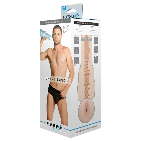 Fleshjack Johnny Rapid Man - élethű popsi maszturbátor (natúr)