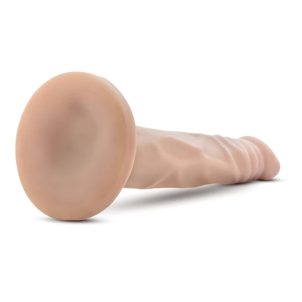 Dr. Skin 5 - tapadókorongos élethű dildó (natúr, 14,5 cm)